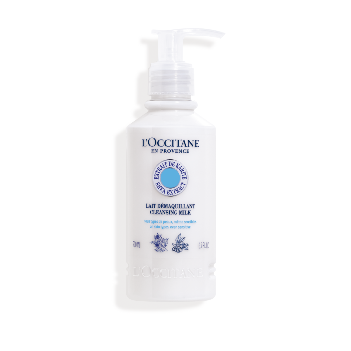 Lapte demachiant cu unt de Shea