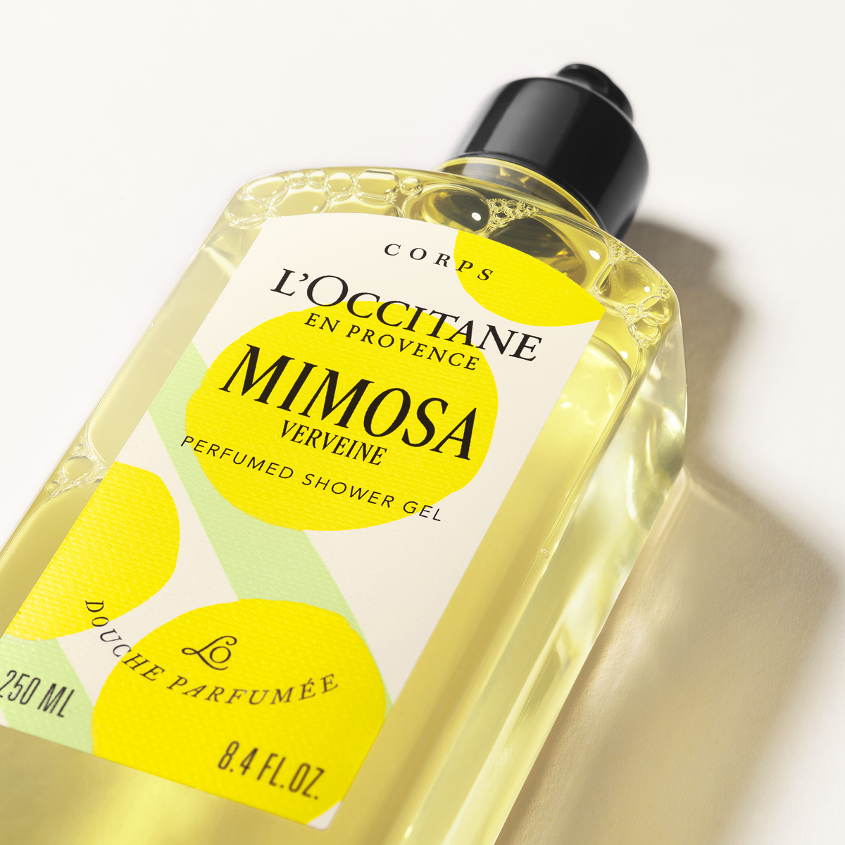 Mimosa Verveine perfumed shower gel