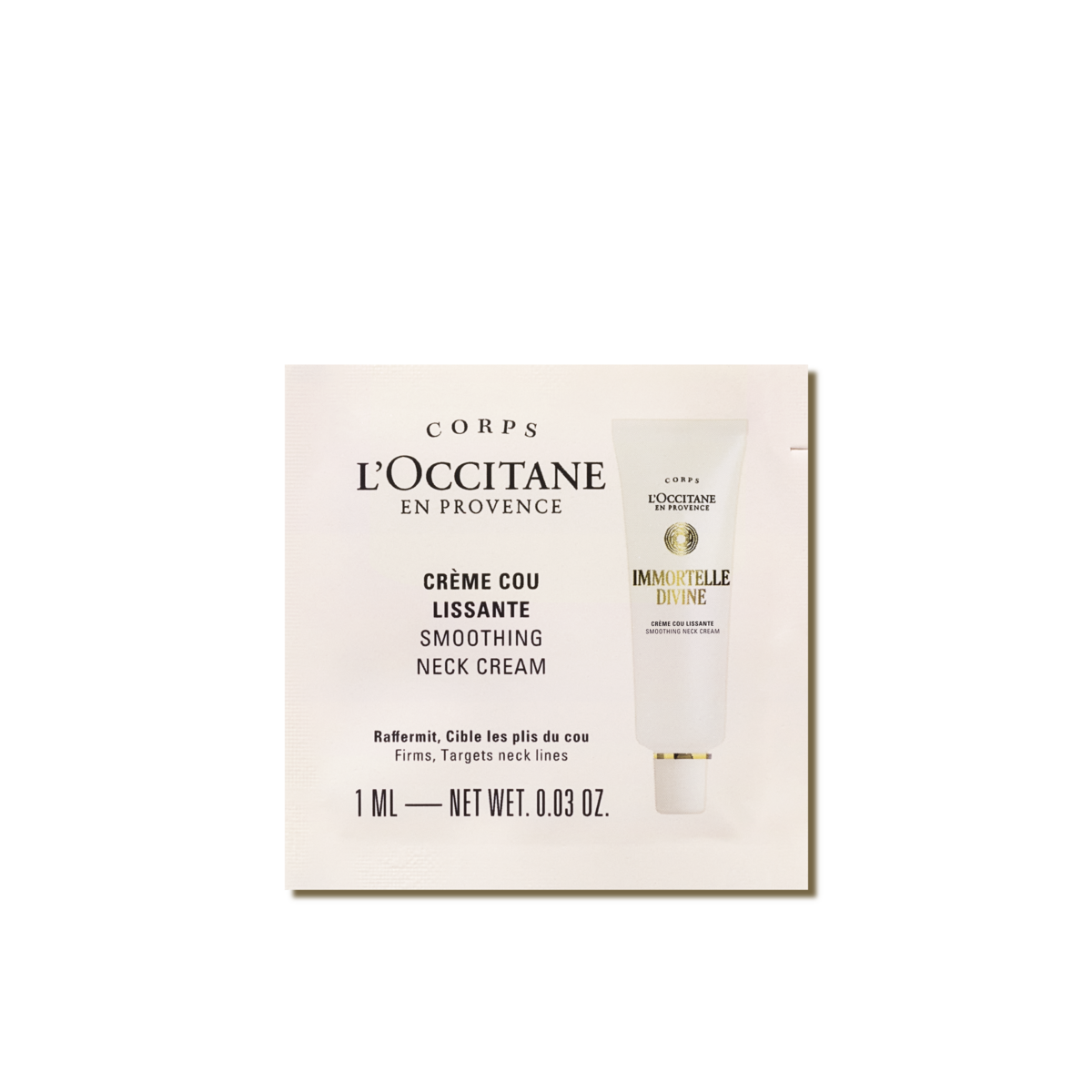 IMMORTELLE DIVINE SMOOTHING NECK CREAM 1ml