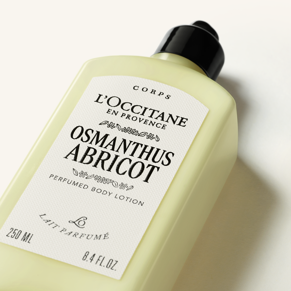 Osmanthus Abricot perfumed body lotion