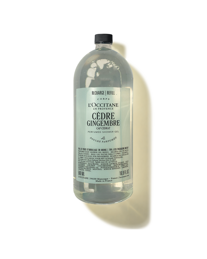 Rezerva gel de dus parfumat Cèdre Gingembre (Cap Cèdrat)