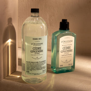 Rezerva gel de dus parfumat Cèdre Gingembre (Cap Cèdrat)