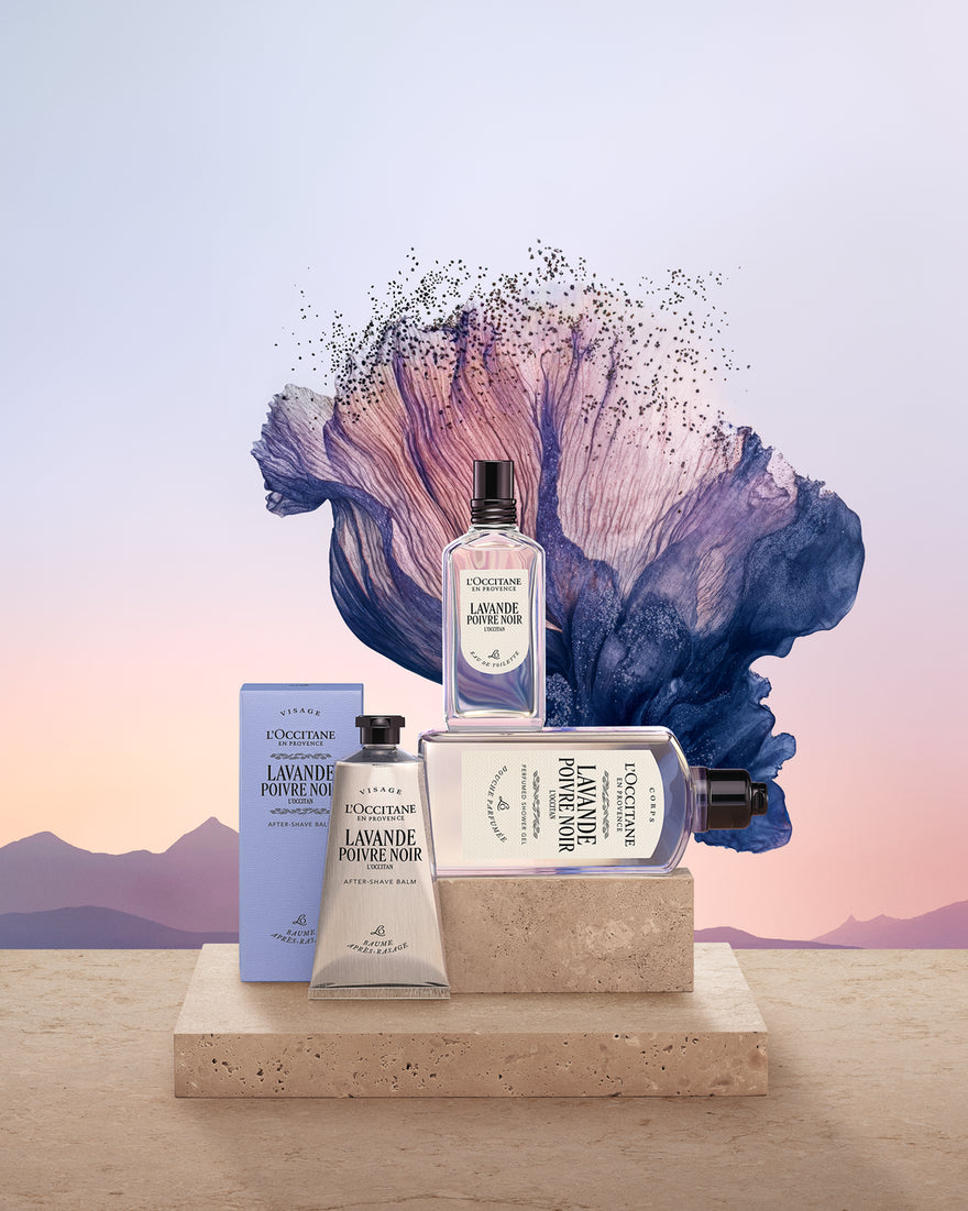 Rezerva gel de dus parfumat Lavande Poivre Noir (L'Occitan)
