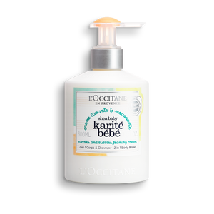 Spuma crema pentru baie - corp si par - Shea Baby