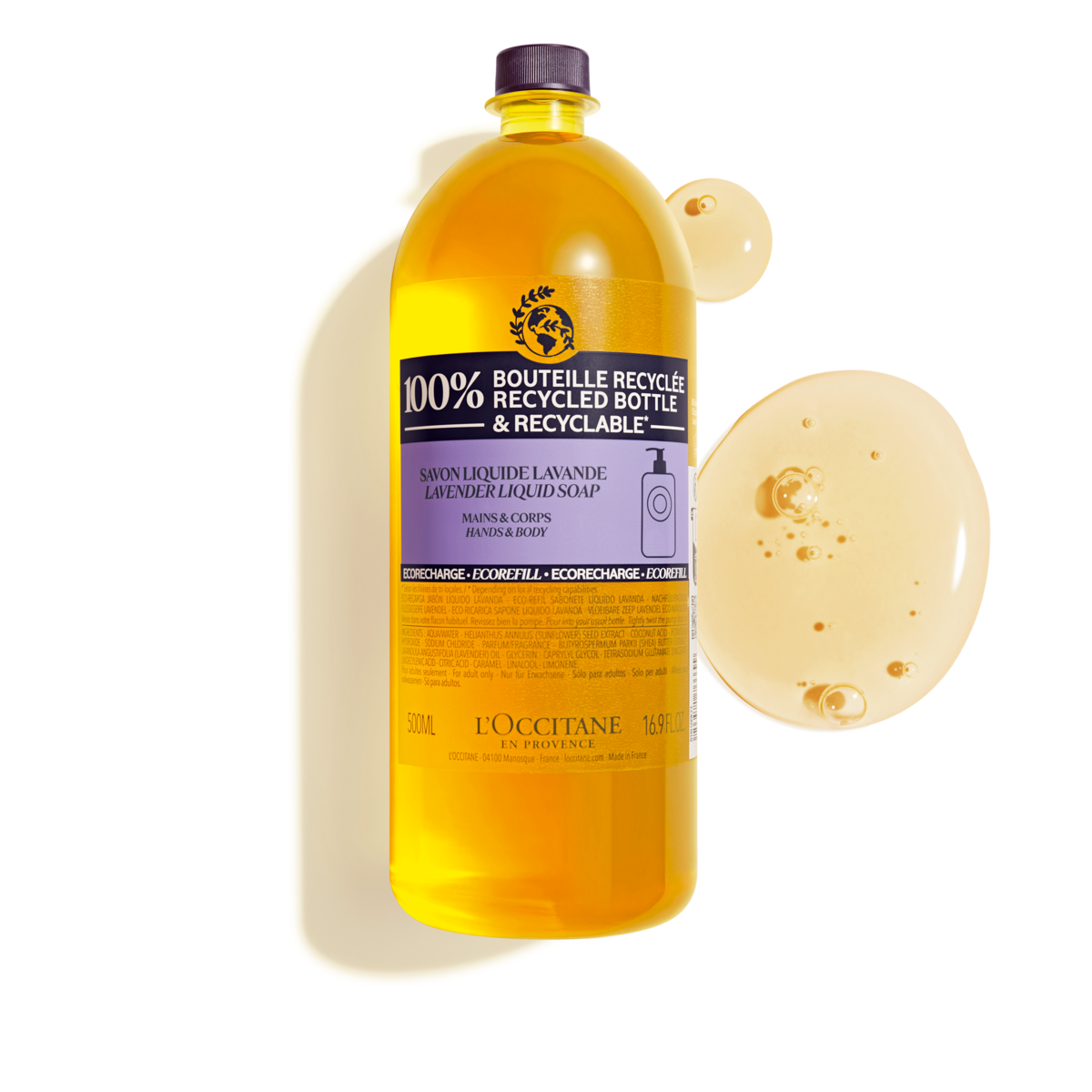 Rezerva sapun lichid cu Shea si Lavanda