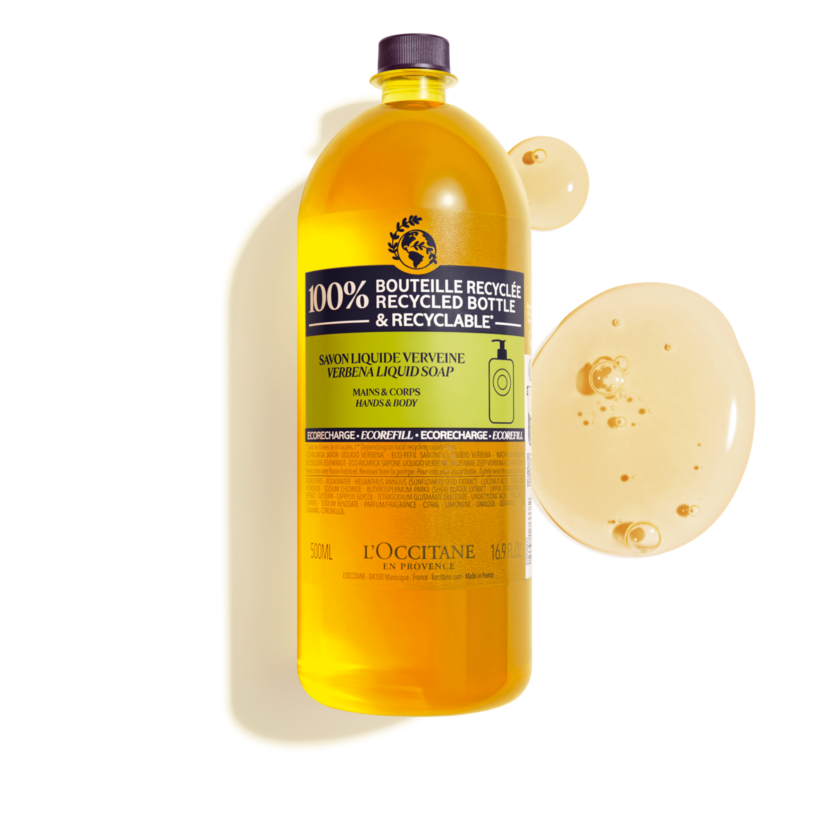 Rezerva sapun lichid cu Shea si Verbina