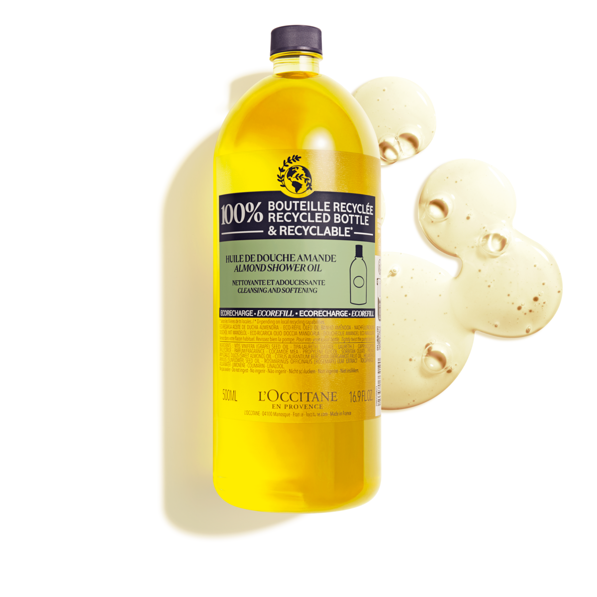 Rezerva ulei de dus cu Migdale